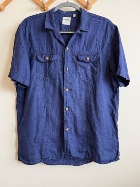 Baird Mcnutt Linen Murano Short Sleeve Shirt